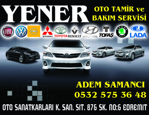 YENER OTO TAMİR BAKIM SERVİSİ