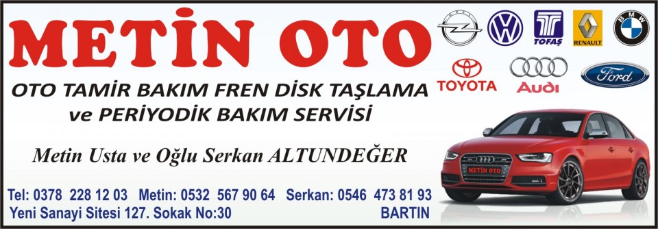 METİN OTO TAMİR BAKIM SERVİSİ BARTIN