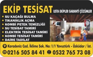 Üsküdar su tesisatçısı